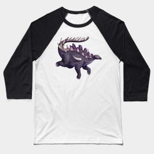 Cozy Kentrosaurus Baseball T-Shirt